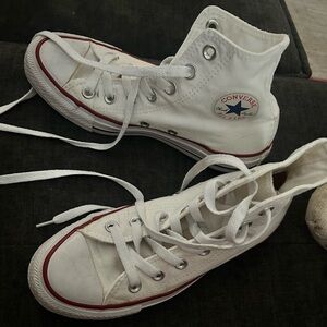 White high top converse